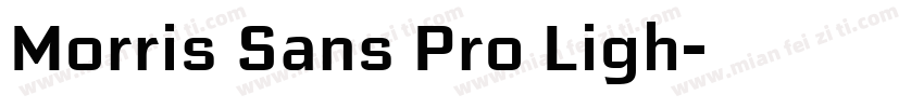 Morris Sans Pro Ligh字体转换